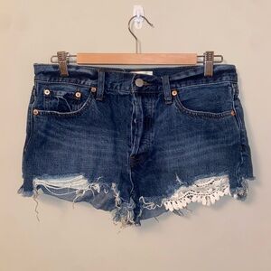 Free People jean shorts